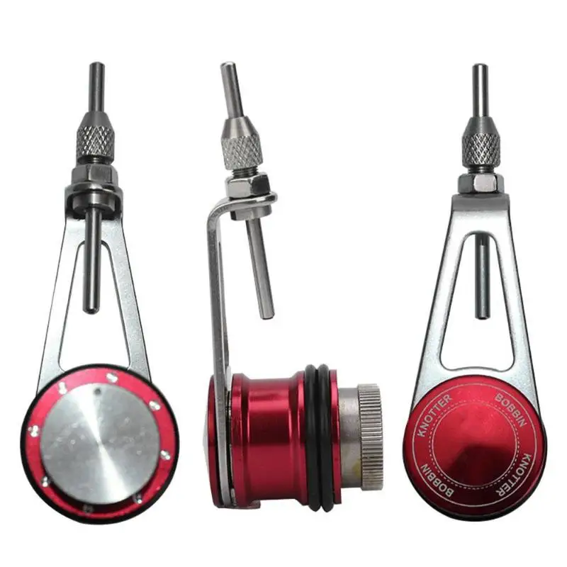 

8cm Fishing GT/PR Knotter Aluminium Alloy Fishing Line Kontting Assist Tool GT Line Knot Winder Machine Fishing Tackle Accessory