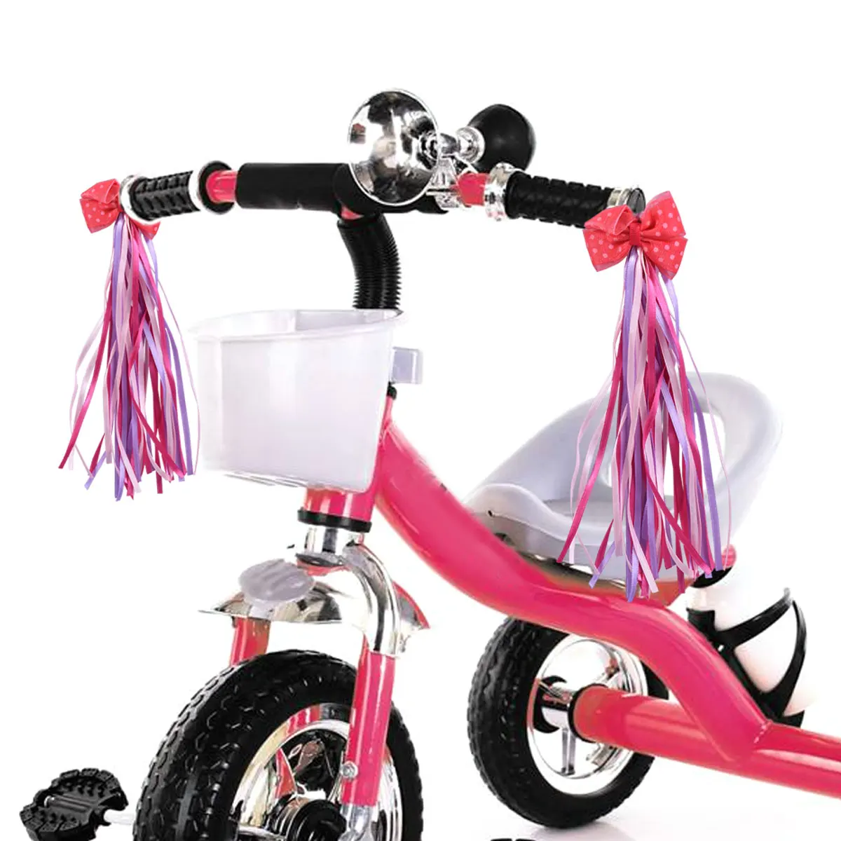 Kid Bike Streamers Colorful Ribbons Tassel Scooter Color Hot Handgrip U1Y4 