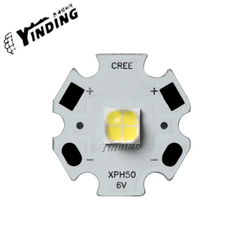 

1pcs Cree XLamp XHP50 20W 6/12V high power led lamp beads 5050 White flashlight light source Car headlight wick with copper PCB