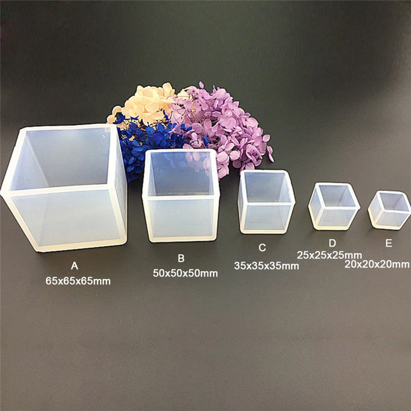 

DIY Silicone Cube Mold Handmade Jewelry Pendant Making Casting Mould Tool Handmade Decoration Tools Crystal Design