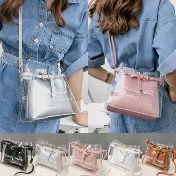 

Womens Ladies Handbag Leather Shoulder Bag Tote Satchel Messenger Hot New Clear Detachable Shoulder Bag