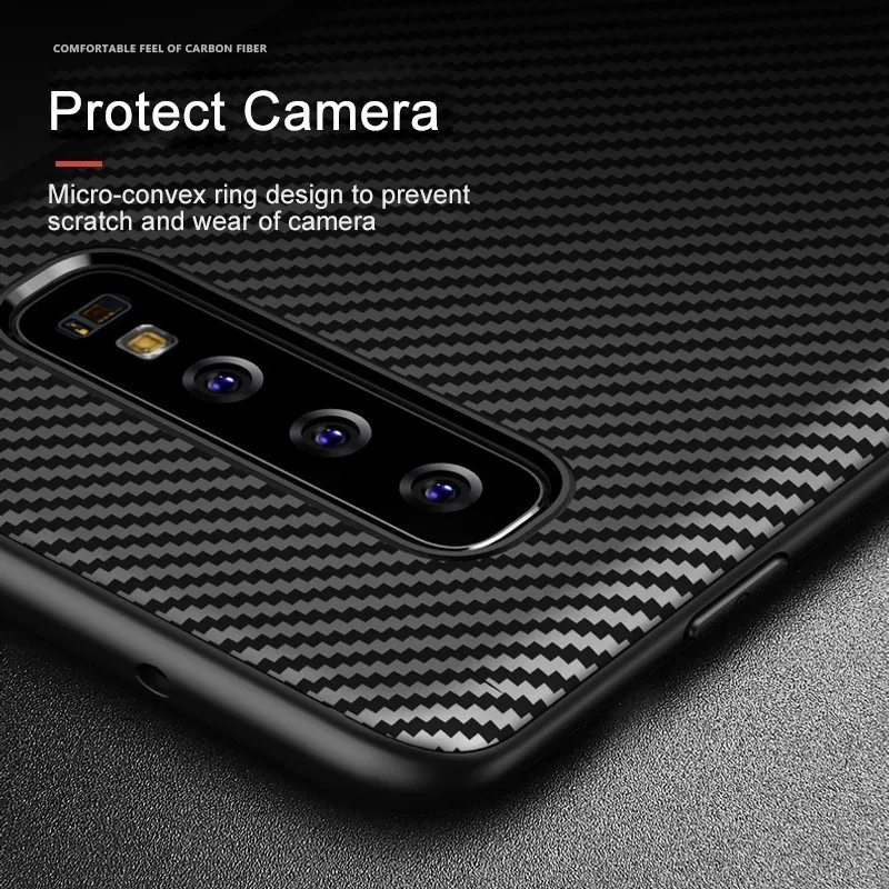 Чехол для Samsung Galaxy S9/10 Plus с защитой от отпечатков пальцев 2019 мягкий силиконовый