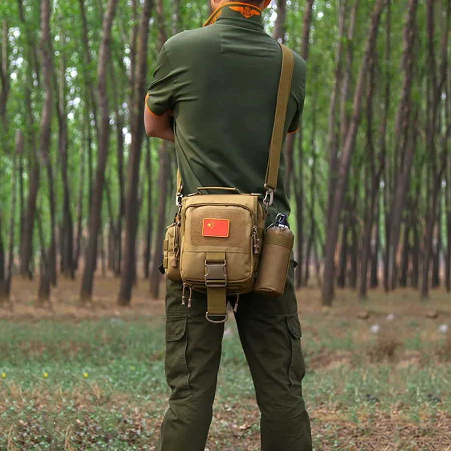 Фото Военная тактическая сумка Protector Plus, 4 цвета, уличная Сумка Molle для кемпинга, походов, сумка для чайника, поясная сумка для напитков 550 мл №5