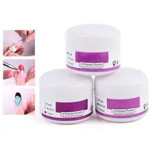 Белый 23 г Макияж кристалл искусство розовый аксессуары DIY Прозрачный декор маникюр ногтей порошок