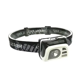 

head light lamp Waterproof LED Headlight Flashlight White+Red Light head light lamp Torch Light Use 3 *AAA