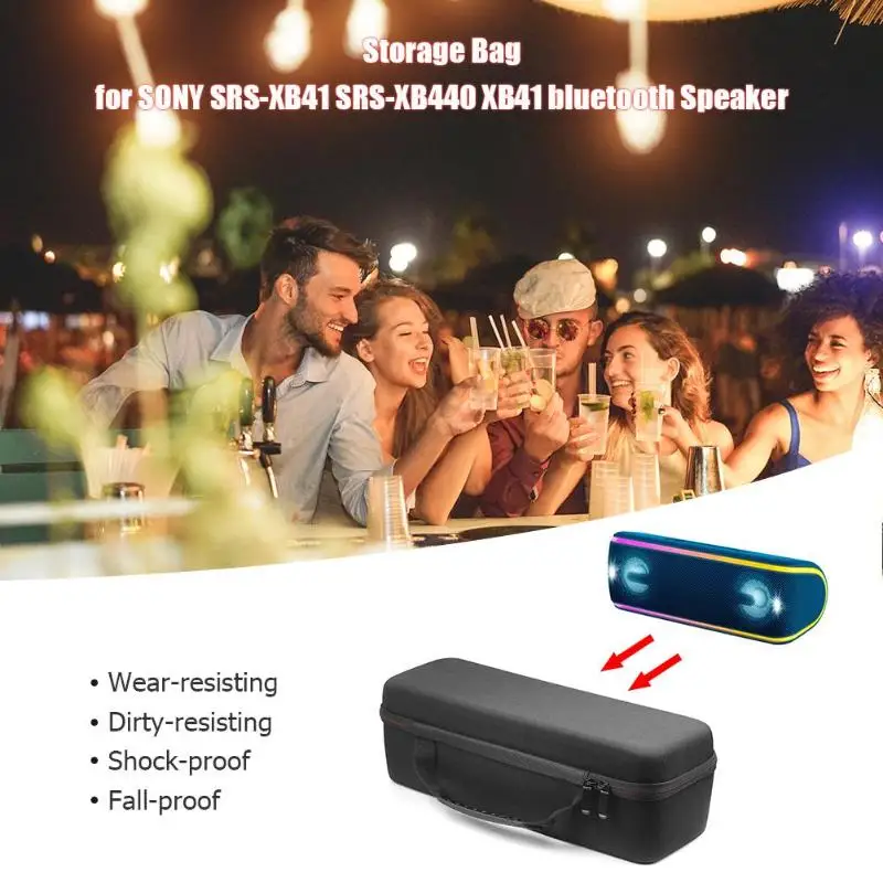 Bluetooth динамик чехол для SONY SRS-XB41 портативный сумка для хранения SONY XB41/SONY SRS-XB440/SONY SRS-XB41 аксессуары чехол на акустику sony xb41 сумка на колонку сони