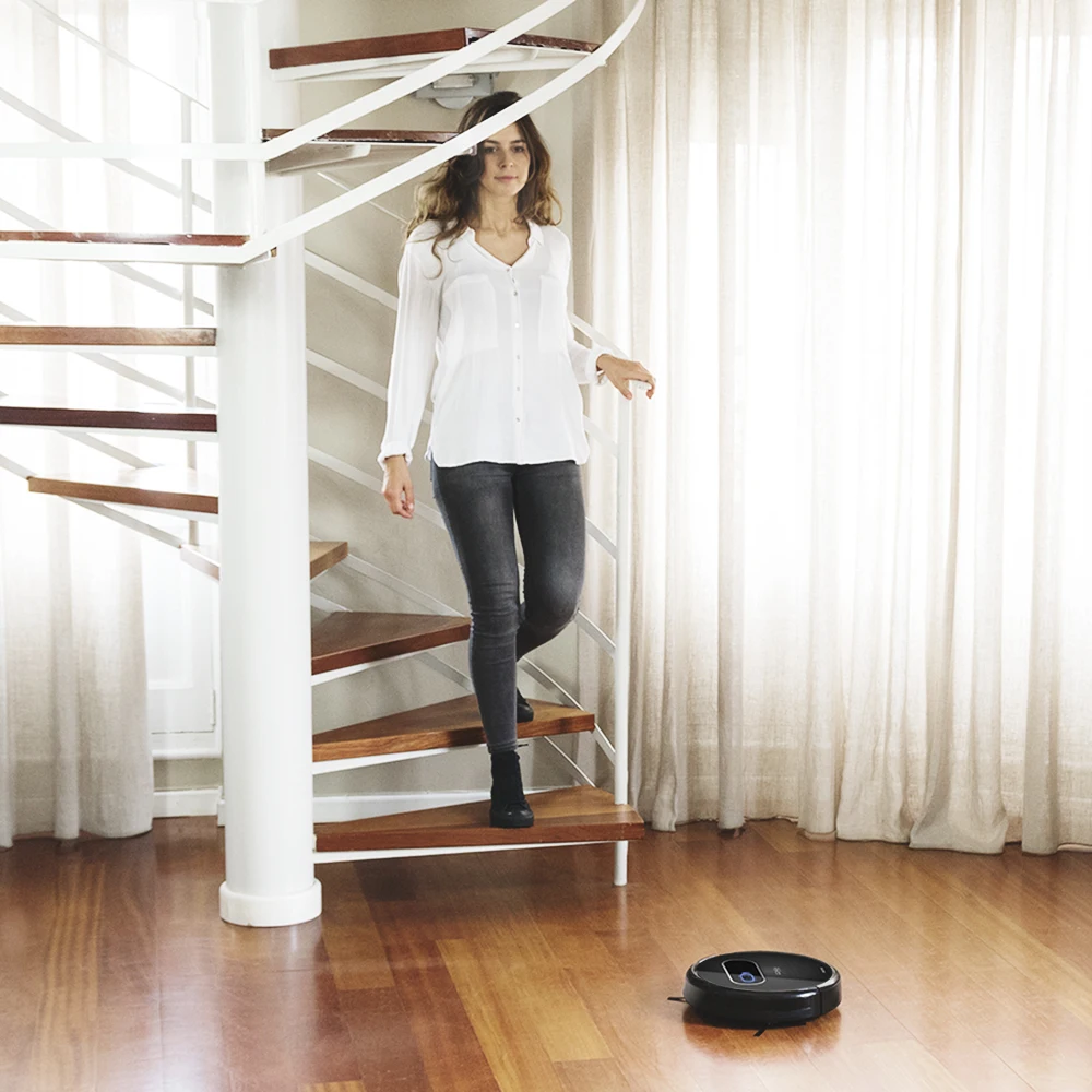 Cecotec Robot Vacuum Cleaner Conga Series 1190 Intelligent and Neat 4 in 1 with 3 Levels Scrubbing Cleaner Deluxe System