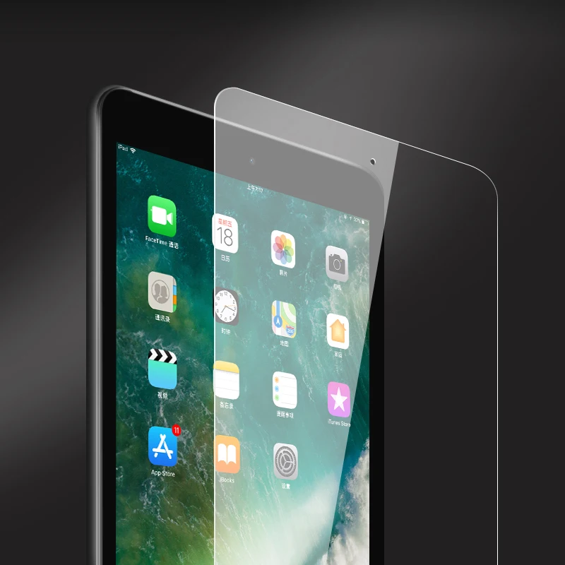 Защита экрана 9H для iPad mini 1 2 3 4 5 закаленное стекло Air3 Pro 10 Air Air1 9 7|Защитные экраны