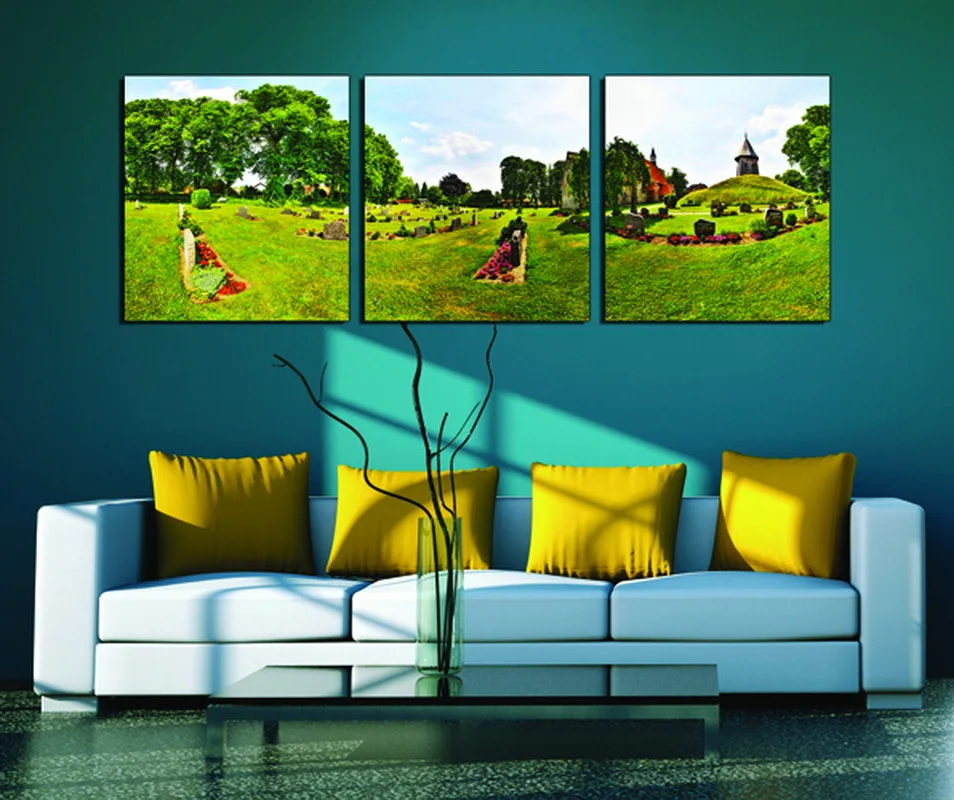 3 Pieces Wall Art The Irish customs Picture HD Top rated Canvas Print