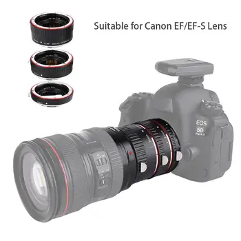 

Auto Focusing Macro Extension Lenses Adapter Rings Set for Canon EF/EF-S Lens On Sale Hot 2019