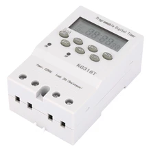 KG316T 220V Microcomputer Time Control Switch Programmable Automatic Digital Timer Switch 220v digital cumulative time counter resetable timer count working hour