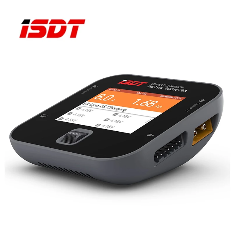 

Original ISDT Q6 Lite 200W 8A MINI Pocket 2-6S Lipo Battery Balance Charger For RC Multirotor Quadcopter Spare Parts