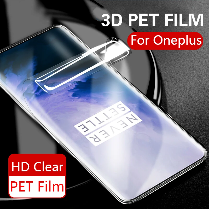 3D мягкая ПЭТ Взрывозащищенная защитная пленка для Oneplus 6 3 T 5 7 профессиональная