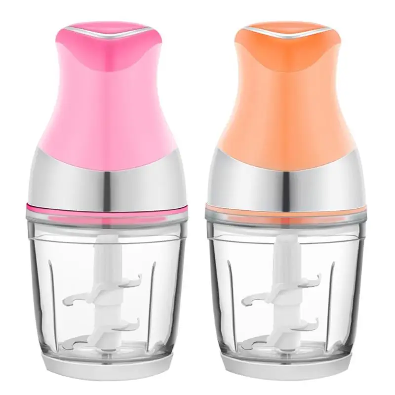 

600mL Mini Electric Food Chopper Processor Food Mixer Blender Fruit Squeezer Slicer Grinder Juicer Baby Food Supplement