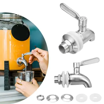 

Stainless Steel Faucet Tap Beverage Dispenser Bar Water Drink Wine Barrel Spigot Water Dispenser Parts Kitchen Bar Tools Barware