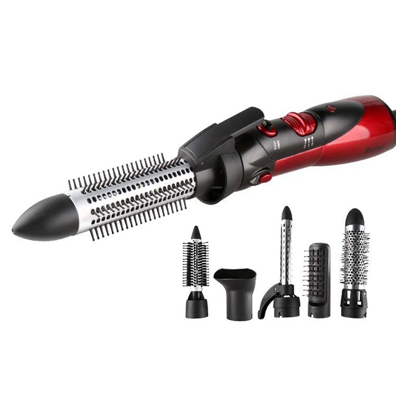 

Kemei KM-584 six-in-one anion hair dryer Red+Black