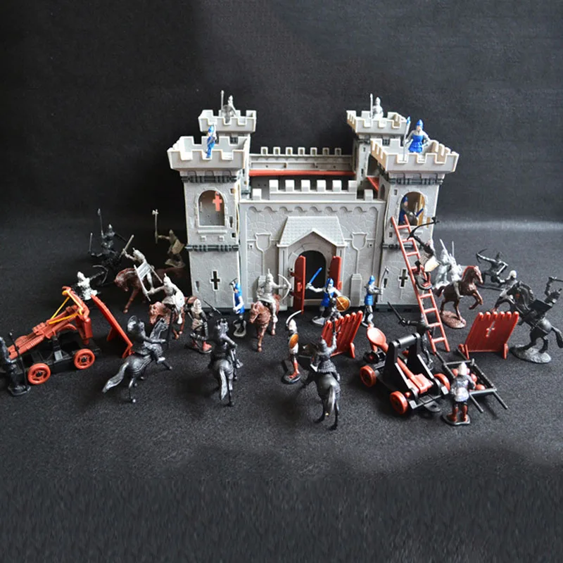 

Castle Playset Knights Catapult Medieval Toy Soldiers Figure & Accessory New Hot