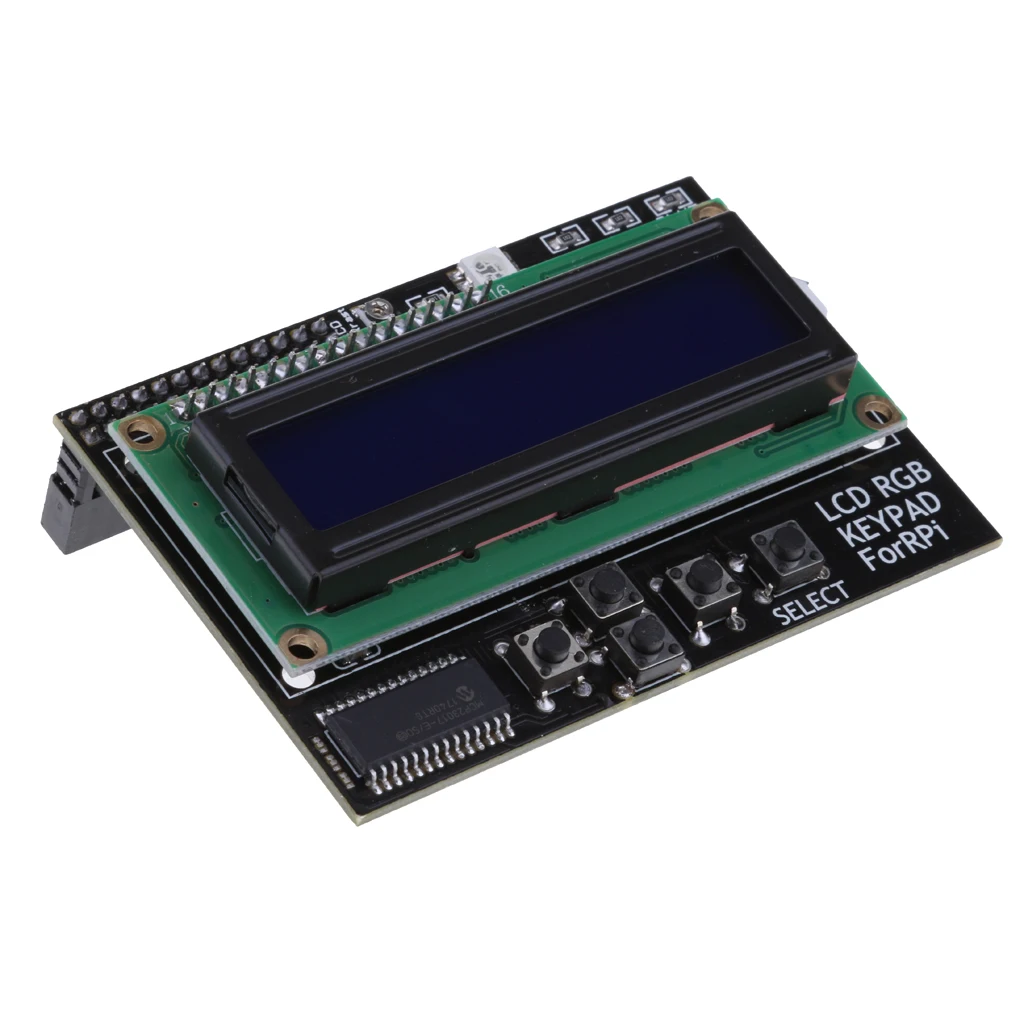 4 битная 16x2 1602 ЖК экран с клавиатурой щит RGB модуль расширения для Raspberry Pi|Запасные