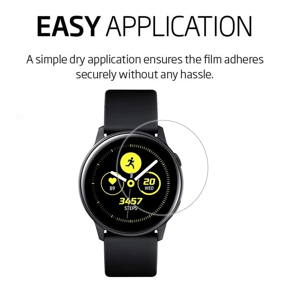 3 упаковки для samsung Galaxy Watch Active Active2 40 мм 44 мм Смарт-часы 5H нано Взрывозащищенная защита экрана HD Противоударная пленка