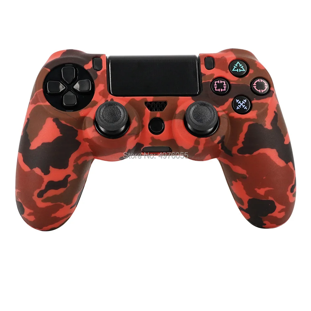 Силиконовый камуфляжный чехол для Sony Dualshock PS4 Slim Pro|Запасные части| |