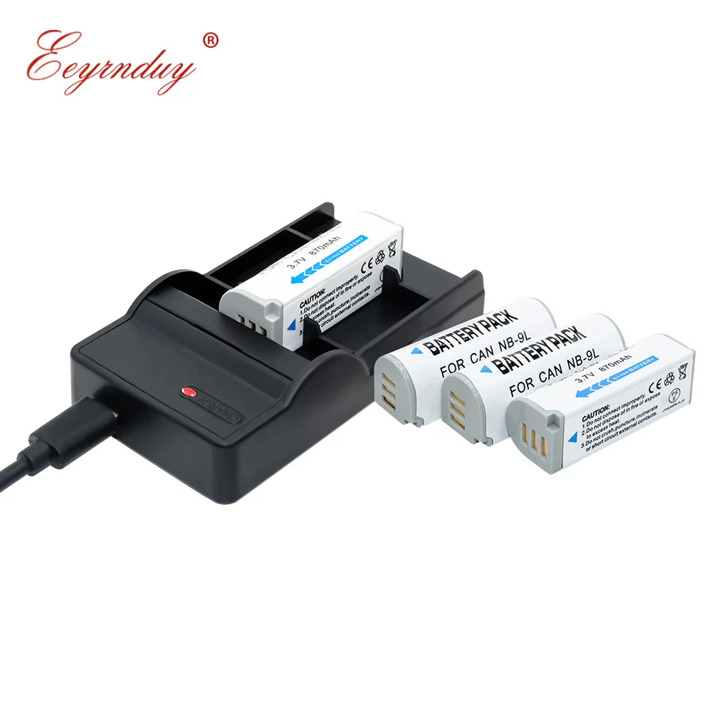4 шт. NB 9L NB9L литий ионный аккумулятор + 1 usb зарядное устройство для Canon PowerShot N N2 SD4500