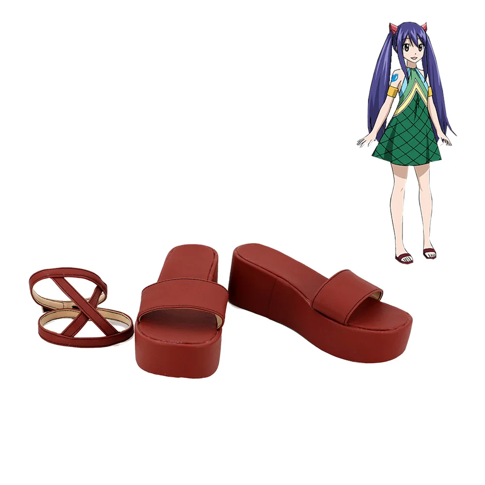 

Женская обувь для косплея Сказочный хвост Венди марвелл Индивидуальный размер