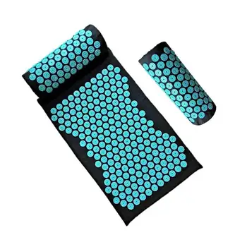 

Massager Cushion Mat Relieve Stress Pain Massage Acupressure Yoga Mat Relieve Body Pain Spike Mat Acupuncture Mat with Pillow