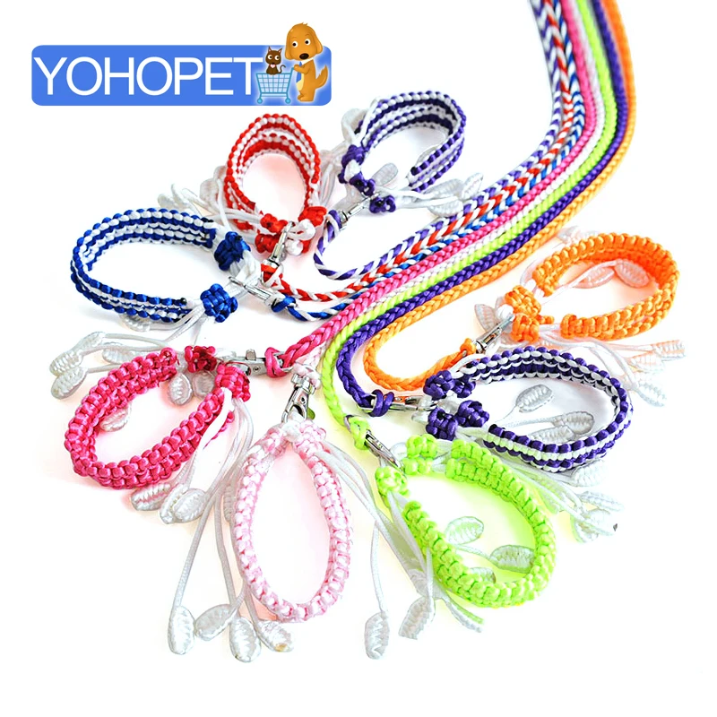 puppy tow rope squirrel Adjustable collar traction Rabbit cat Guinea pig Leash small pet Hand making take a walk Traction | Дом и сад