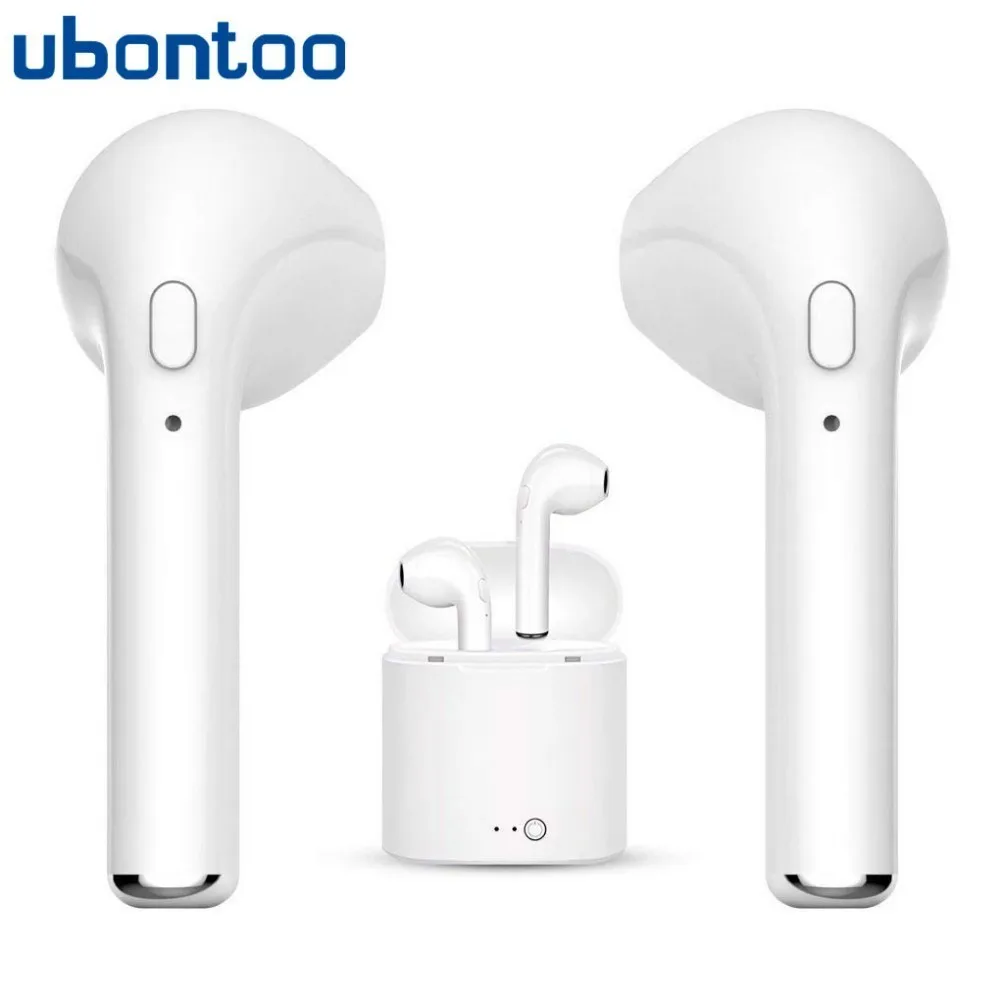 

ubontoo I7s TWS Bluetooth headset wireless stereo earphone headset with microphone charging box for all smart phone