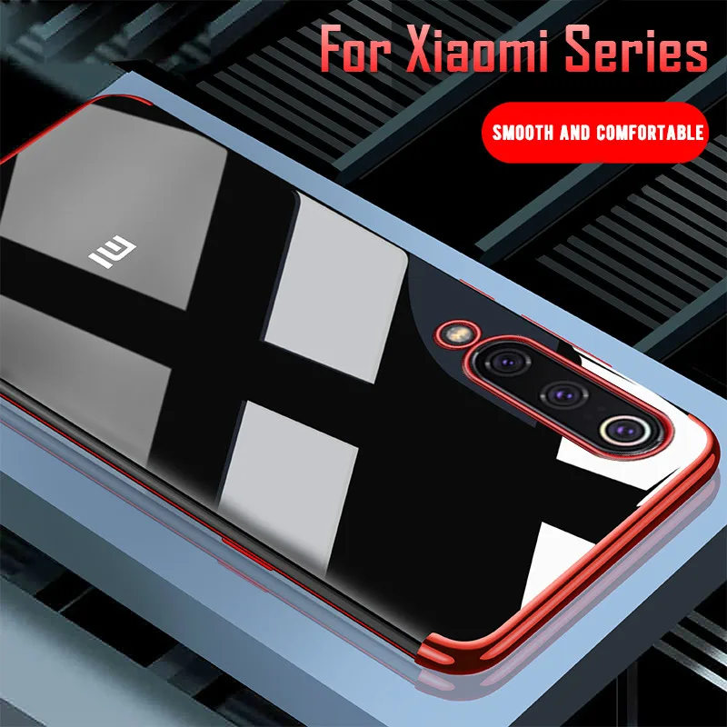 

Plating Case For Xiaomi Mi9 9SE Mi 8 A2 Lite Silicone Case Cover For Redmi Note 7 Note 6 5 Pro 6 6A 6pro GO Redmi7 Soft TPU Case