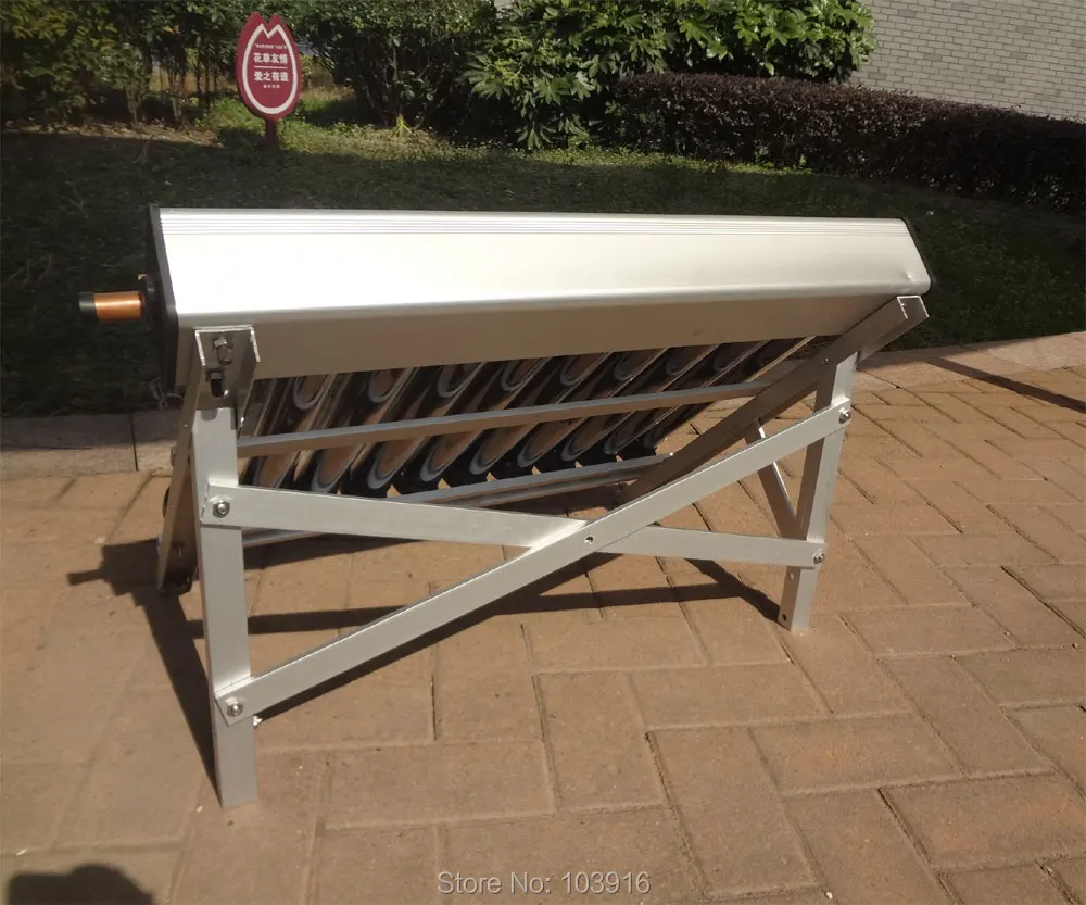Conjunto de Coletor Solar de Aquecedor de Água Tubos de Vácuo de Tubos de Calor Quente Solar Tubos Evacuados Nova Varal 1 10 Coletores solares