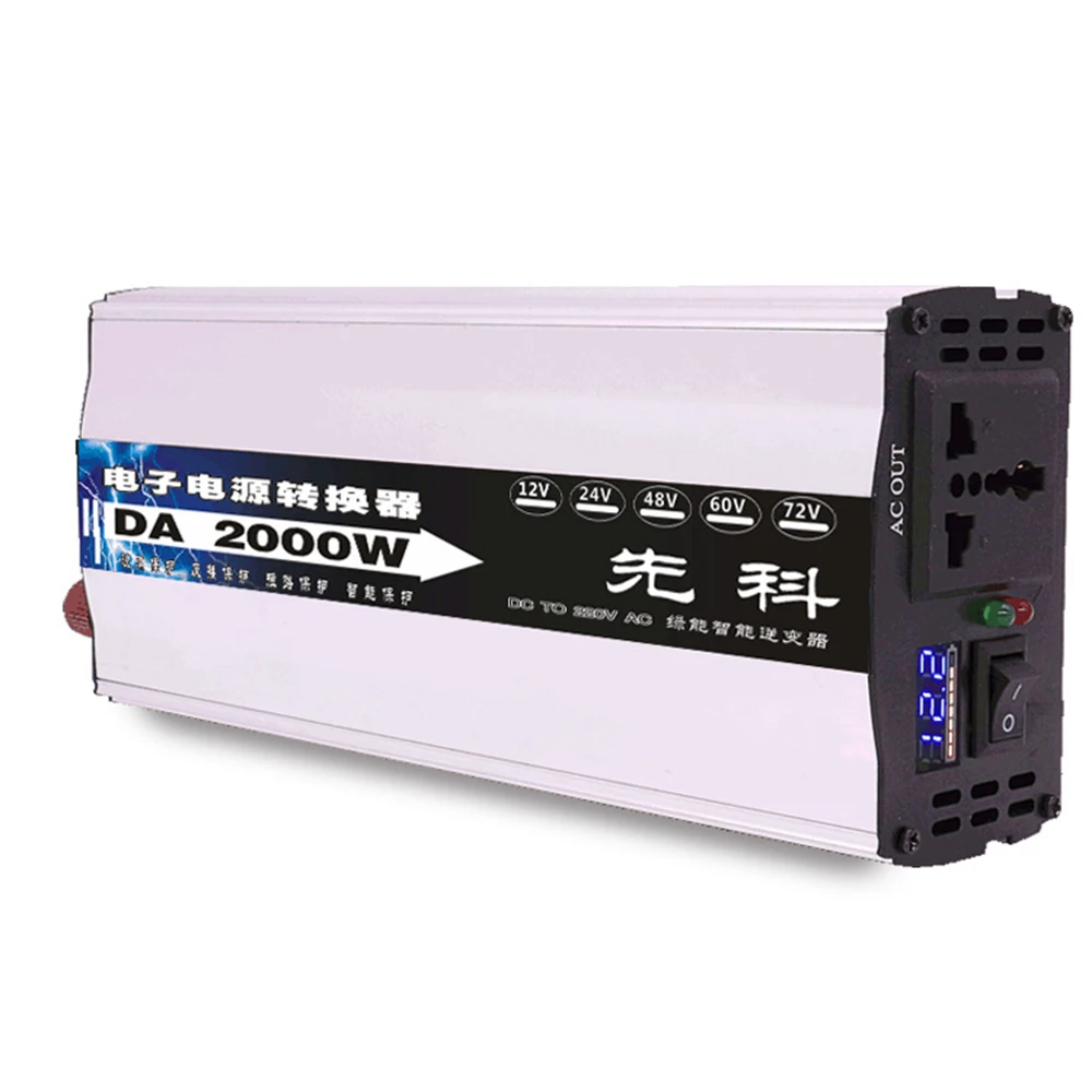 

1200W/2000W/3000W/4000W/5000W Modified Sine Wave Inverter DC12V/24V/48V/60V to AC220V Converter
