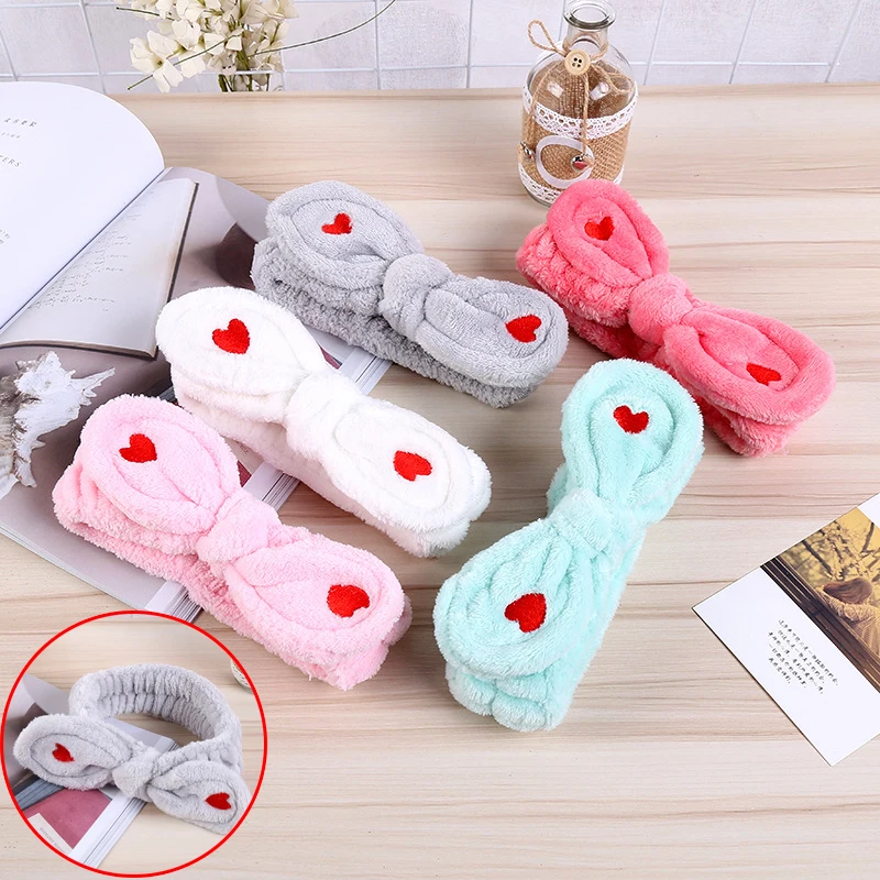 

LNRRABC New cute big ear headband wash face shower hair band elastic hair accessories comfortable soft