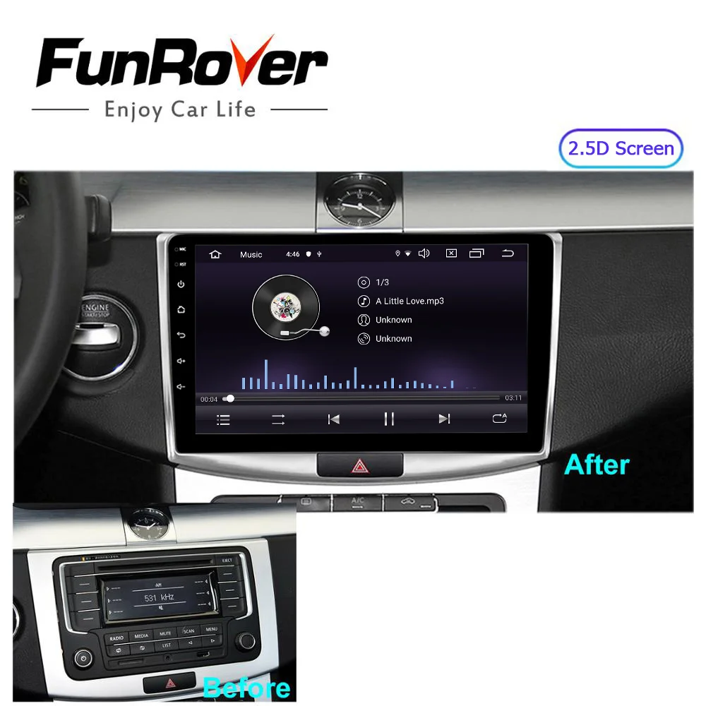 Best FUNROVER Android 9.0 2.5D+IPS Car Radio Multimedia Player For Volkswagen Passat B7 B6/Magotan Autoradio GPS Navigation DSP RDS 1 Best FUNROVER Android 9.0 2.5D+IPS Car Radio Multimedia Player For Volkswagen Passat B7 B6/Magotan Autoradio GPS Navigation DSP RDS 1
