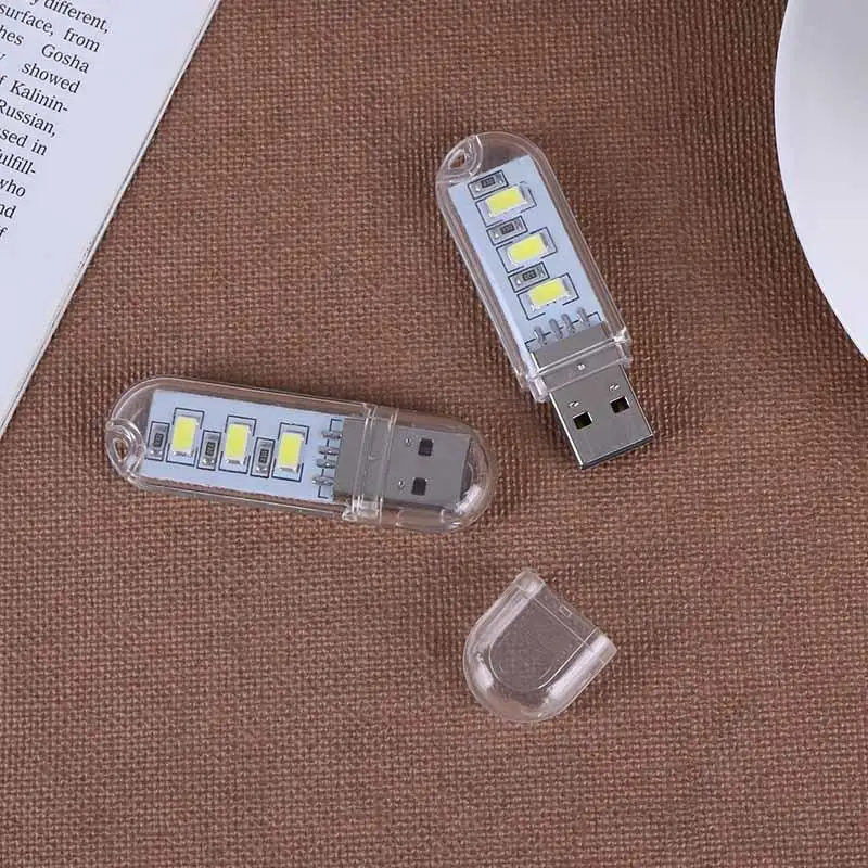 

2Pcs USB Gadgets USB Flash Drive LED Lamp Night Light Portable Mini USB Lights For Computer Laptop Notebook PC Gadgets Parts