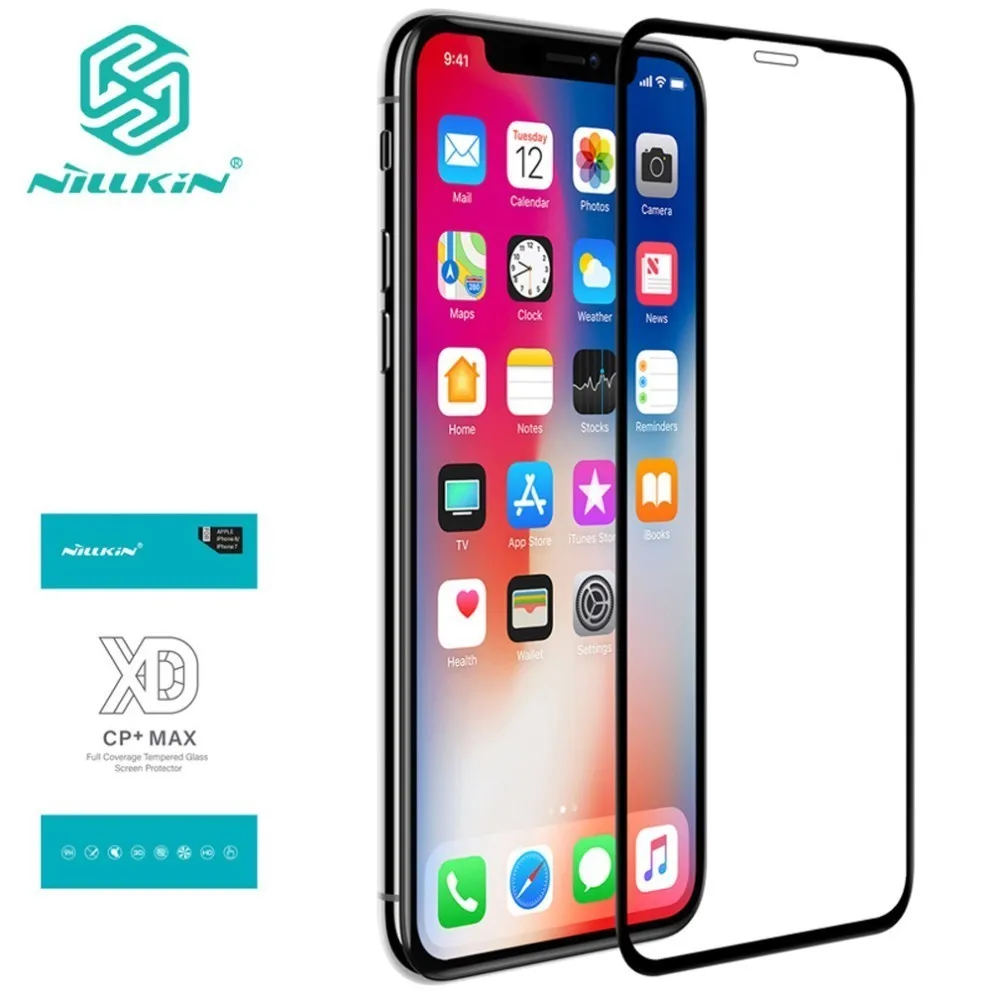 Для iPhone XS Max 11 pro max закаленное стекло Nillkin XD MAX полное покрытие экрана протектор для iPhone X XR 7 8 Plus Антибликовая пленка