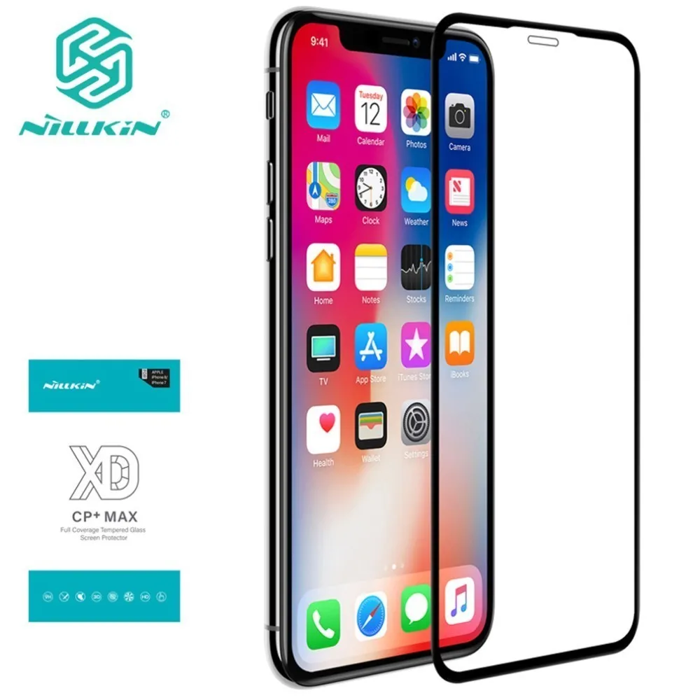 Закаленное стекло Nillkin XD Max для iPhone XS max 11 pro MAX защита экрана с полным покрытием X XR 7