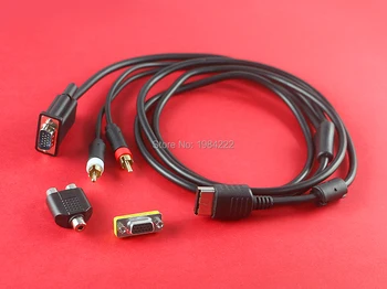 

OCGAME VGA High Definition Cable RCA Sound Adapter HD PAL NTSC For Sega Dreamcast DC Console