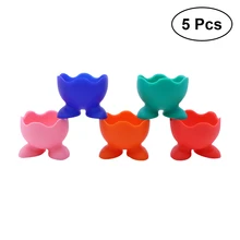 Holders Egg-Cup Silicone Soft Colored Creative Home Kitchen for Living-Room 