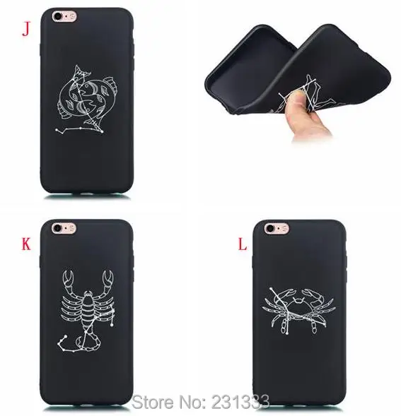 

Zodiac Cartoon Soft TPU Case For Samsung Galaxy M10 M20 A30 A40 A50 A70 A10 NOTE 9 J2 Prime J5 J7 Matte Cover Skin Luxury 100pcs
