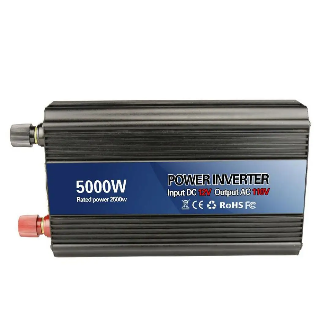 

2000W Power Inverters 12V DC To 110V AC Vehicles Cars Power Inverter Transformer 15V-16V, Low Voltage Shutdown: 10V-11V Adapter