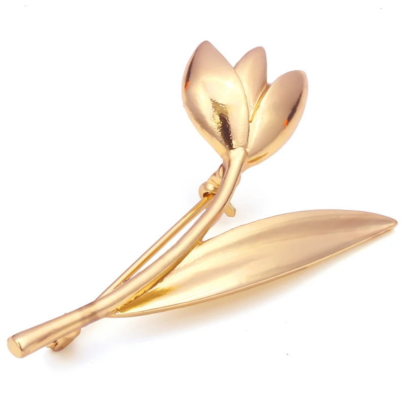 

Fashion Brooch Pin Simple Temperament Wild Business Clothing Brooch Alloy Orchid Lady Brooch Jewelry Gift