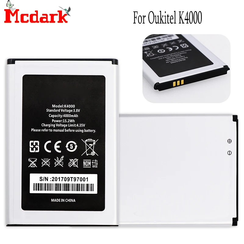 Аккумулятор для аккумулятора Oukitel K4000 4000 мАч|battery for oukitel k4000|battery for4000mah battery |