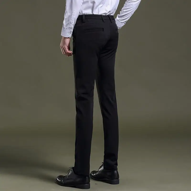 Xadrez Slim Fit платье мужчина Pantalones De Vestir Para Hombre формальные офис Демисезонный мужчин