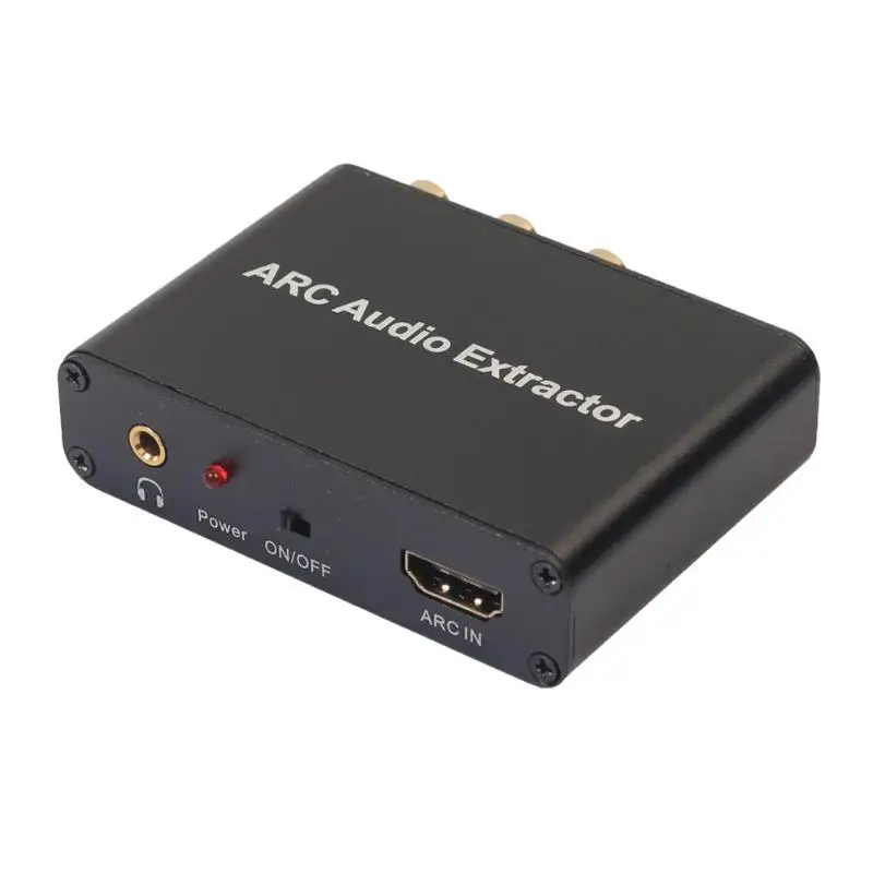 

HDMI ARC Audio Extractor Audio Adapter 3.5mm Stereo Fiber Coaxial Converter for Amplifier Soundbar Speaker HDTV Wholesale