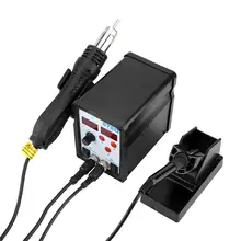 878D 2 в 1 SMD паяльная станция с фена и паяльником для телефона Ремонт сварочных инструментов цифровая паяльная станция