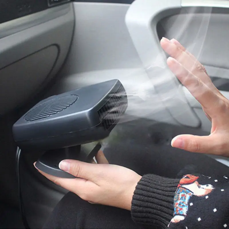 Портативный автомобильный нагревательный вентилятор 12 В обогреватель Defroster Demister