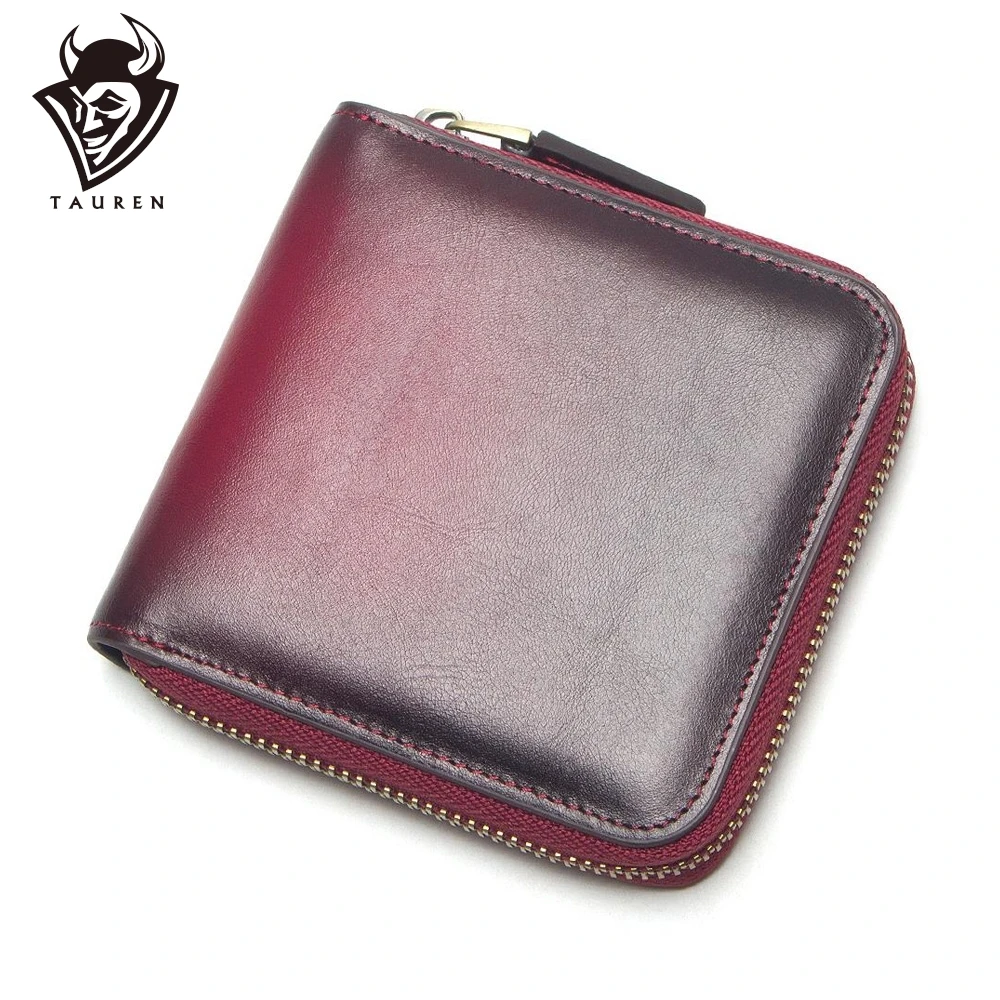 2020 New Genuine Leather Small Wallet Women Retor Coin Purses Holders Vintage Short Cowhide Female Money Wallets | Багаж и сумки
