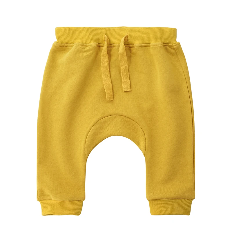Штаны-шаровары для маленьких мальчиков; однотонные спортивные штаны для От 0 до 2 лет