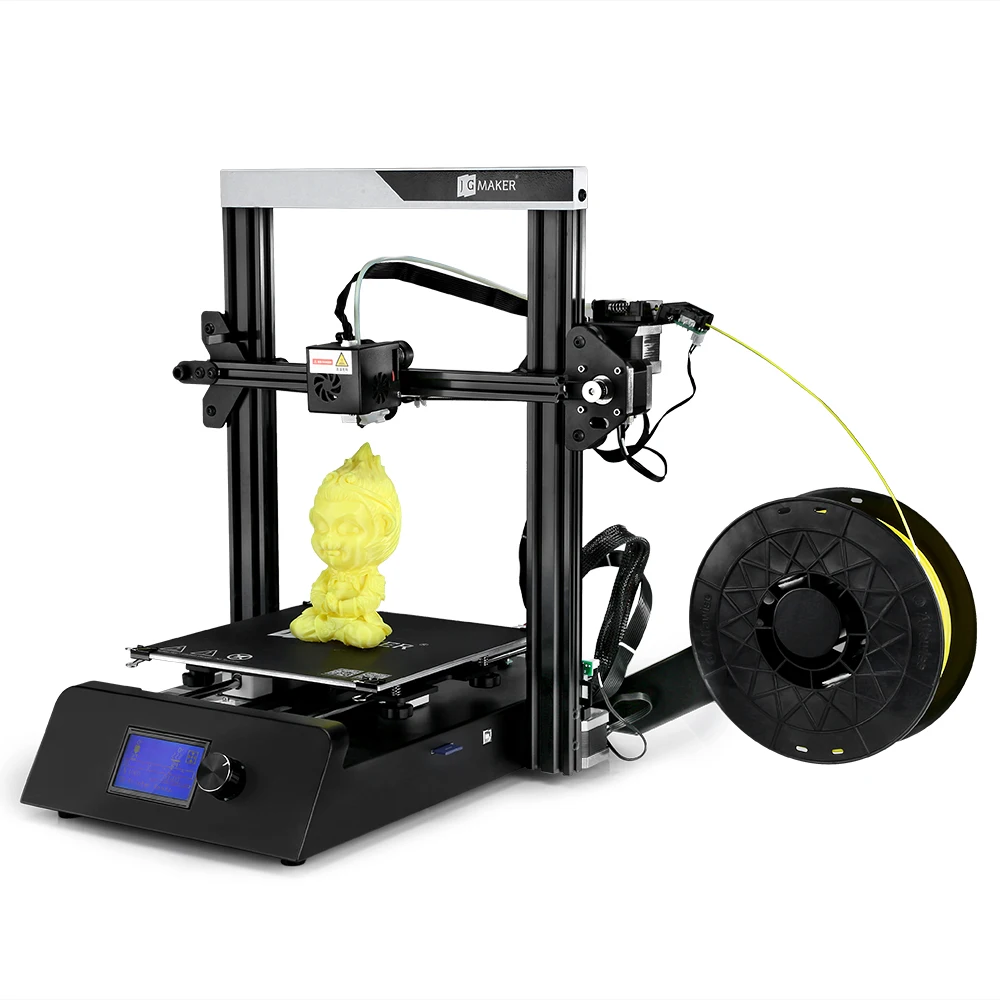 JGAURORA Magic DIY 3d принтер 220x220x250 мм Высокоточный металлический каркас ЖК экран 3D